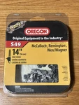 Oregon 14" S49 Chainsaw Replacement Mcculloch Remington New. Price: $15.00.