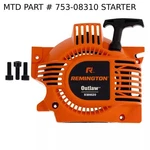 Remington, Mtd 753-08310 Rewind Starter Saw # RM4214 RM4216 RM4218 RM4618 RM4620 New. Price: $29.95.