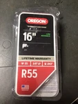Oregon R55 Low Kickback Chain Saw 16" Used. Price: $12.00.