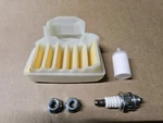Tune Up Service Filter Kit Fits Husqvarna 455E 460 461 Rancher W/ Bar Nuts New. Price: $29.99.