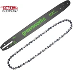 Greenworks 18" Chainsaw Bar And Combo, 3/8" Pitch, 0.05" Gauge, 62 Drive L New. Price: $50.43.
