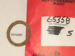 1- Oem Homelite 65358 Gasket, Fuel Cap Fits: 64140-1, 65741, 65809 Nos New. Price: $14.99.