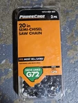 Powercare 20 Steel Black Semi-chisel Chainsaw Pack 3/8 Pitch G72 New. Price: $20.00.