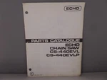 Echo Parts Catalogue Chain Saw CS-440EVLP 898 595-1783 Used. Price: $19.99.