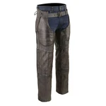 Men's Distressed Brown Leather Chaps With Thermal Lining From Milwaukee New. Price: $169.99.