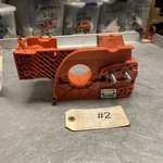 Oem Good Used Husqvarna 136 Chainsaw Crankcase / Oil Tank 530-052448. Price: $29.95.