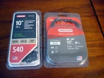 2 Packages New Oregon S40 10" Chainsaw Fits Poulan Craftsman + 7 Others. Price: $19.99.