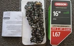 Oregon 16" Model L67 Low Kickback Chainsaw Chain/fits STIHL/.325"/.063" Open. Price: $21.49.