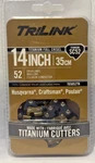 Trilink 14" Titanium Chainsaw SC52 - 3/8" Lp .050" Gauga Drive Links New. Price: $14.00.
