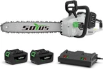 Soyus 40V 16 Inch Brushless Cordless Chainsaw 2X4AH New. Price: $269.99.