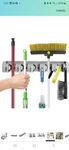 Stalwart Wall Organizer 5 Adjustable Slots/hooks Mounted Tools Brooms Open. Price: $10.00.