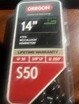 Oregon 14 " Low Kickback S 50 Open. Price: $19.99.
