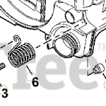 Genuine Echo Part Spring , Compression V450000720 Used. Price: $11.90.