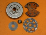 Remington Mighty Mite Bantam Clutch Drum Sprocket Washers Bearing 3/8" Used. Price: $20.00.