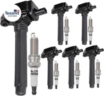 UF648 Ignition Coil Pack 05149168AI And Iridium Spark Plug Set Of Fit For Dodg New. Price: $129.93.