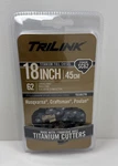 Trilink T65062TK 18", 0.050" Gauge, 3/8" Pitch Replacement Chain New. Price: $12.99.