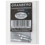 Granberg Threaded Grinding Stones 5/32IN. Width, 3-PC. Set New. Price: $21.41.
