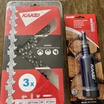 Kakei 20 Inch Pack Chainsaw 3/8 Lp .050 80DL & Grease Gun Brand New. Price: $27.00.