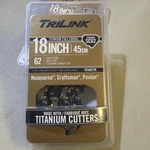 Trilink SC62 Titanium Full Chisel 18" Inch Husqvarna Craftsman Poulan Chain New. Price: $14.99.