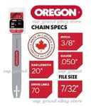 Oregon In. Chainsaw Bar & 20D176E70 Echo Poulan Craftsman Mcculloch New. Price: $36.88.