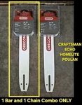 (1) One Oregon 14 In. Chainsaw Bar & S52 Combo Advancecut 27856R New. Price: $29.95.