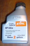 5.2OZ Bottle Hp Ultra Cycle Synthetic Oil Make Two Gallons Stihl 0781-313-8005 New. Price: $20.14.