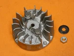Poulan Craftsman Jonsered Flywheel With Nut And Washer 530047534 Used. Price: $10.00.