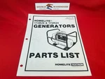 Homelite Textron 172B26 & 172R24 Generators Parts List 17967 Good. Price: $12.99.