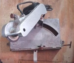 1957-68 Nielsen Power Chainsaw Sharpener Model 100-B Eugene, Oregon Used. Price: $185.00.