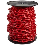 Mr. Chain Heavy-duty Plastic Barrier Reel, Red, 2-INCH Link Diameter, 100- New. Price: $136.68.