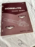 Homelite Chainsaws XL-700 XL-800 Parts List Yr 1966 Sales Manual Catalog Specs Acceptable. Price: $26.24.