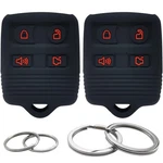 Gfdesign 2PCS Silicone 4 Buttons Fob Cover Remote Case Keyless Black New. Price: $16.64.