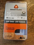 Countyline Chain Saw 16" Fits Stihl, Mcculloch & More 55 Drive Links New. Price: $8.99.