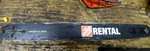 Used Home Depot 20" Chainsaw Bar Rental Tool Black .050" Gauge L3502070-4176HDTR. Price: $29.99.