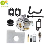 Carburetor For Stihl MS180C MS170 017 018 Chainsaw Air Filter Tune Up Kit New. Price: $12.52.