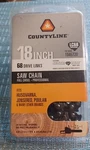 County Line 18 Inch Saw Chain See Pictures If Will Your New. Price: $17.00.