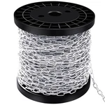100 Ft 1/12" Stainless Steel Hanging Chain Metal Link Light Duty ... New. Price: $106.08.