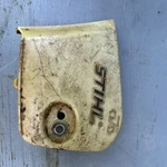 Stihl Chainsaw Clutch Cover. 1132 648 0401 Used. Price: $10.00.