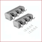 Stalwart Shovel Rake Tool Holder With Hooks Wall Mounted Organizer (2-PACK) New. Price: $19.99.