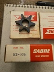 Nos Sabre M2-506 Chainsaw 1/2 PITCH,6 Tooth Gear Sprocket For Mcculloch 33 New. Price: $35.00.