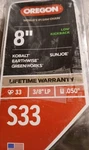 Oregon S33 Advancecut 8 Inch Chainsaw - Gray New. Price: $11.99.