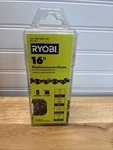 Ryobi RY16C1 16" Chainsaw Chain, 56 Links, 0.050-GAUGE, Replacement (single-pack New. Price: $18.98.