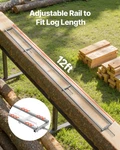Rail Guide System, 12 Ft 4 Crossbar Chainsaw Kits, Aluminum Millin New. Price: $158.25.
