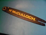 New Mcculloch Chainsaw 14" Sprocket Tip Bar For 100 & 300 Saws Oem. Price: $34.88.