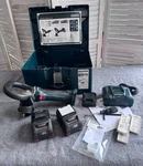 Used - Metabo Kfm 18 Ltx 3 Rf Cordless Beveling Tool Kit With Two Batteries. Price: $995.00.