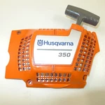 Oem Husqvarna Recoil Starter Assembly, Large Decal, Models 350 340 345 346 353 Used. Price: $29.00.