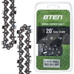 8TEN Chainsaw Inch Bar 20" 3/8" .050" 72DL - Full Chisel, Gray New. Price: $26.25.