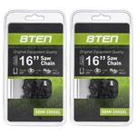 8TEN Chainsaw For 16 Inch Bar .050 3/8 57 Dl Husqvarna Poulan 2 Pack New. Price: $32.69.