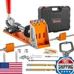 Vevor 34 Pcs Pocket Hole Jig Kit, Adjustable, W/ Tool & Accessories New. Price: $121.47.