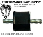 New Av Buffer Rubber Mount Fits Stihl 041, 042, 045 Chainsaws, # 1110 790 9600. Price: $12.95.